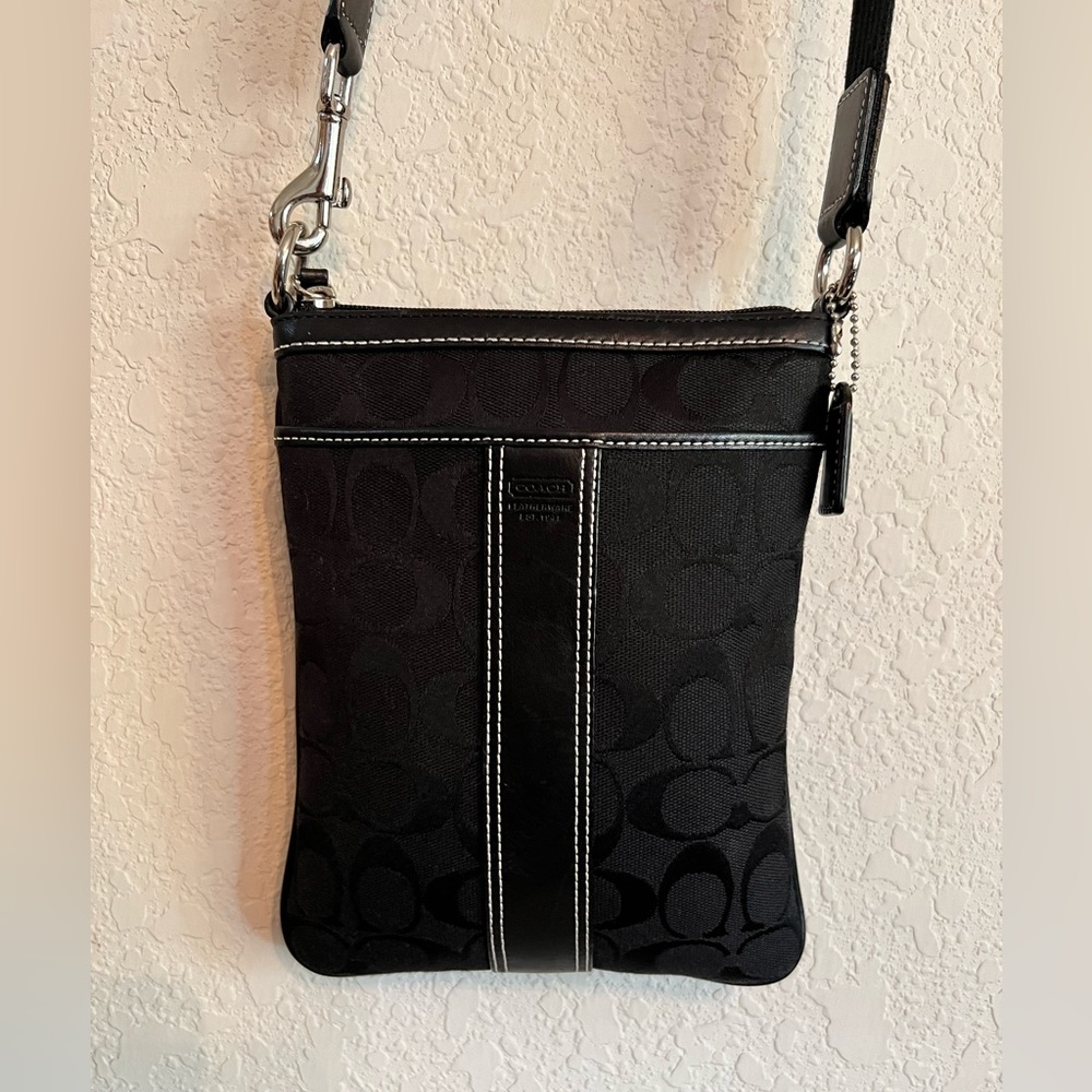 Coach Signature Monogram Crossbody